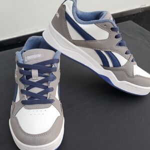 Reebok Kids' Gray and Blue Sneakers